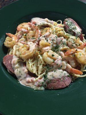 Shrimp pasta