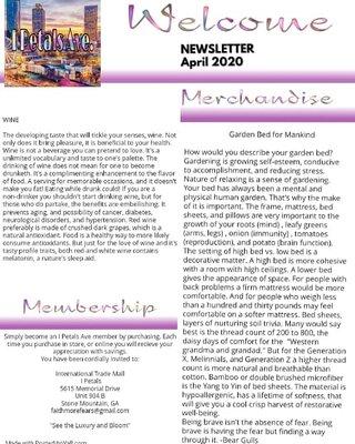 Monthly News Letter