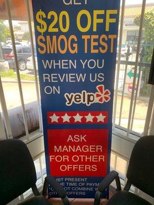 Smog check special!