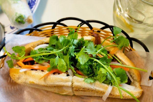 grilled pork banh mi