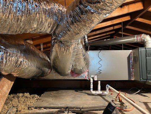 New hvac and ducts