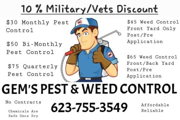 Affordable Pest & Weed Control