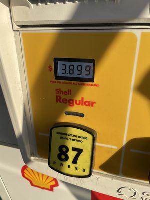 11/20/22 $3.60/gallon with rewards