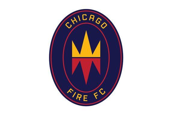 Current Chicago Fire FC logo.