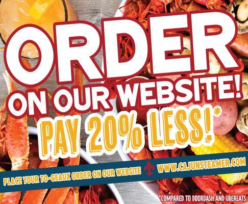 ORDER DELIVERY ON OUR WEBSITE! Use the code CSFREEDELIVERY for free delivery on orders over $25!