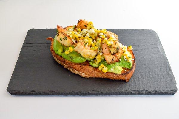 Shrimp Avocado Toast