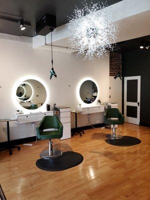 Our updated Salon Space. January 2022