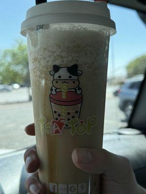 Salt Caramel Boba Tea! Delicious!