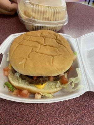 Cheeseburger with Fries