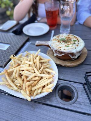 French Fries and French Onion Soup