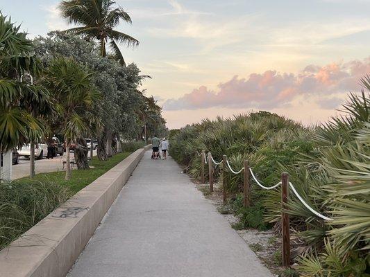 The historic Delray Beach walk.