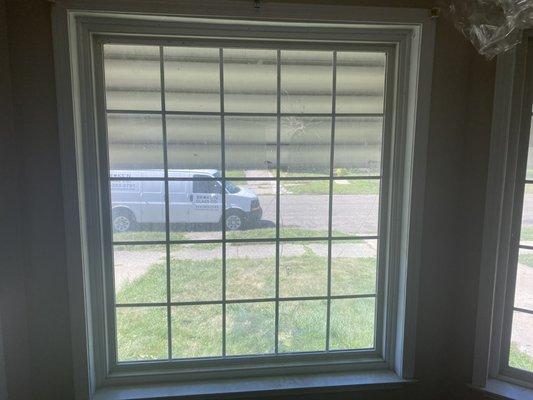 New vinyl window install