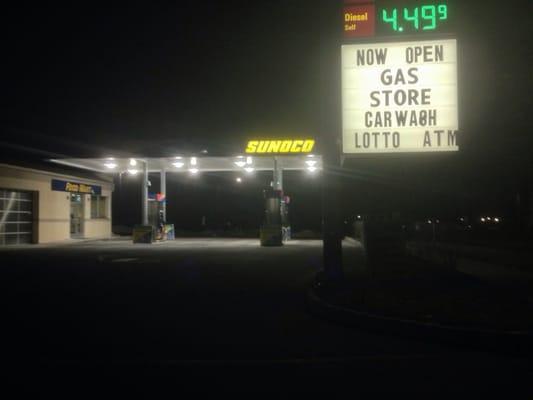 Front of Sunoco