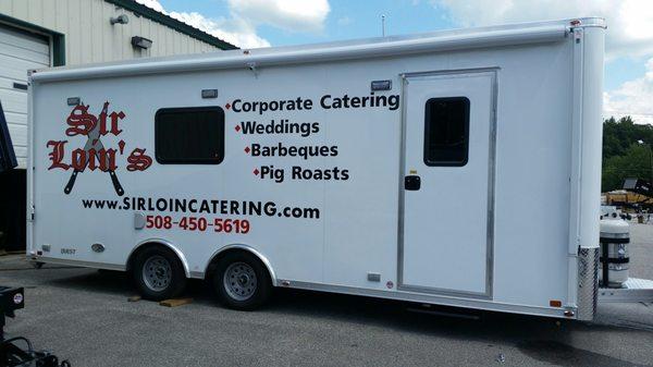 Custom ATC trailer for Sir Loin's Catering, Geoff did a fantastic job designing his trailer!