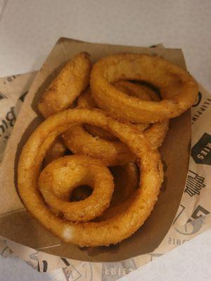 Onion Rings always a must.