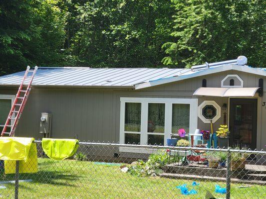 Even my dogs love this new roof.