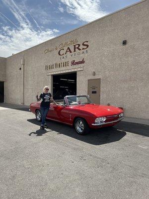 1965 Chevy Corvair Monza Convertible.