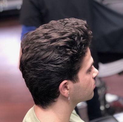 Long Hair Men's Cut