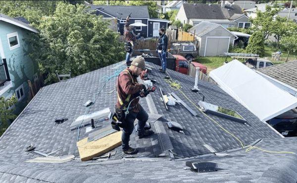 Residential roofing replacement