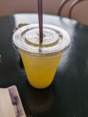 Pineapple agua fresca.