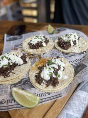 Stout Braised Short Rib Tacos