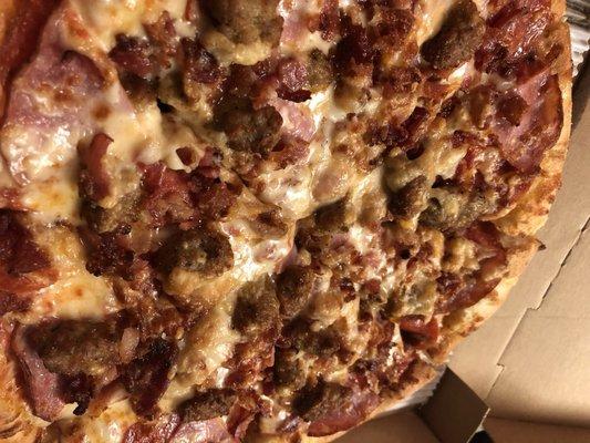 All Meats Pizza