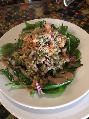 Quinoa and kale salad. Very good!