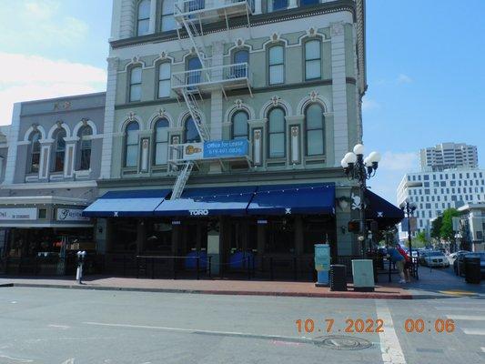 The Gaslamp's first city hall and the first police department and the first location for the city hall of San Diego.