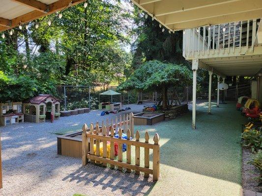 Recess area where children play in between lessons