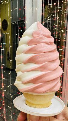 Soft Serve Strawberry Vanilla Swirl