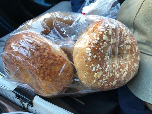 Yesterday's bagels....bargain!