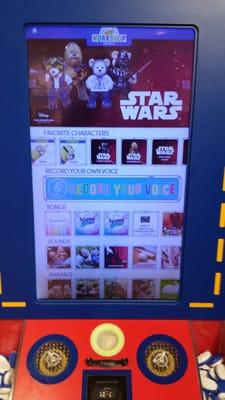 Build-A-Bear Sound Station - animal sound effects, movie character voices, theme songs, etc.