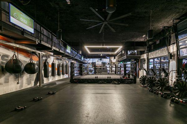 train room / open gym space