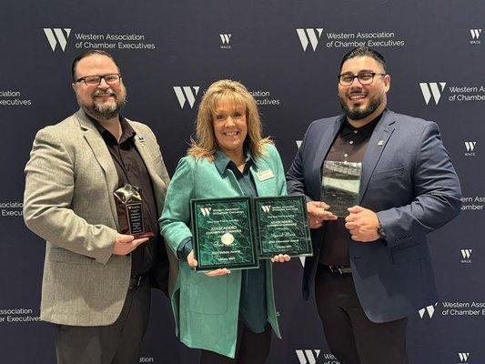 The Atascadero Chamber of Commerce takes home four awards from WACE for impactful programs implemented. A proven leader in the industry.