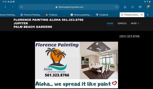 New website florencepainting-aloha.com