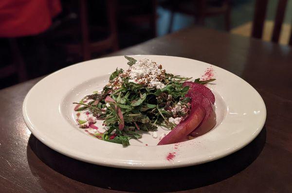 Poached Pear Salad