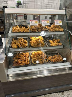 Fried foods at the deli