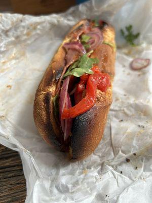 Burnt Italian sub