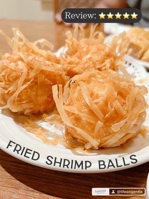 Fried shrimp balls