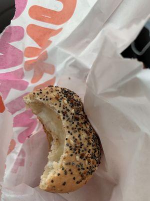 THE NEW Bagel mini!!! Piping hot. SO GOOD!