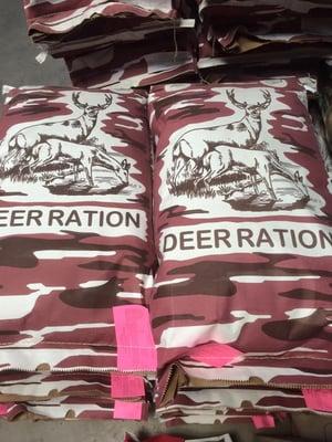 Winkley's sells both a 16 and a 22% protein diet for using in DEER GRAVITY FEEDERS - come take a look