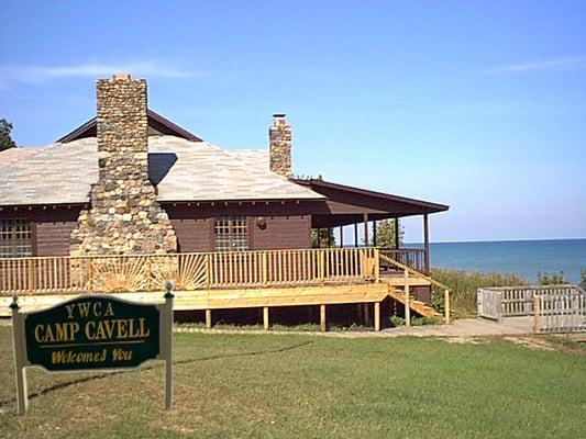 Built in 1927 our lodge overlooks Lake Huron and has 5 stone fire places and a hardwood floor.