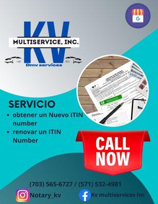 Servicios de itin