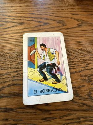 Lotería game card