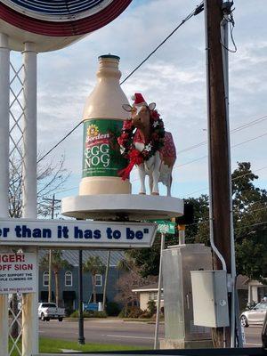 Christmas cow