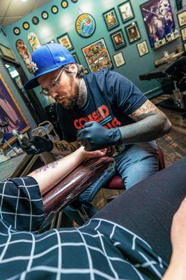 Jayson Lynch
 Almost 20 years tattooing