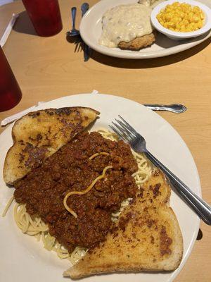 Wildly delicious spaghetti and meat sauce!