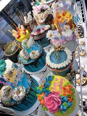 Some of the most modern, adorable variety of cakes that you can find anywhere in town.  There are many flavors, something for everyone!