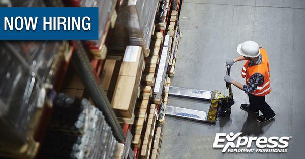 Now hiring Warehouse workers FULL-TIME! $18/hour depending on experience. Call us to interview today in San Rafael, CA   (415)472-5400