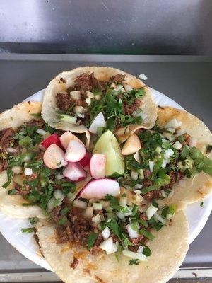 Tacos de birria de chivo